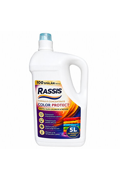 RASSIS Detergent lichid,formulă concentrată, pentru rufe colorate și închise,...