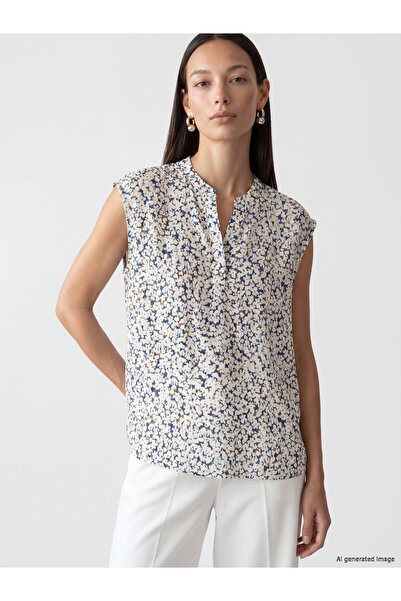 LC Waikiki Notch Neck Floral Blouse