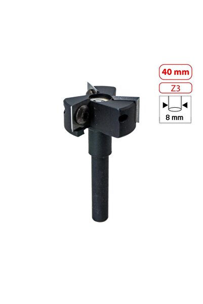 Titi 5536 Jiletli Tabla Tarama Yüzey Temizle Bıçağı 40 mm (Sap: 8mm)