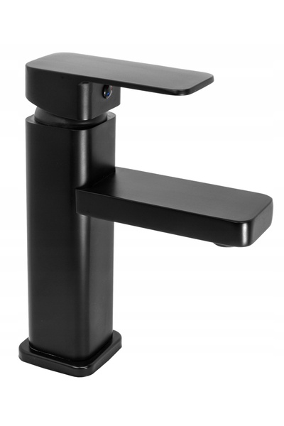 Granitan Baterie Lavoar Neagra CARO, Alama, Design Modern, Ceramic