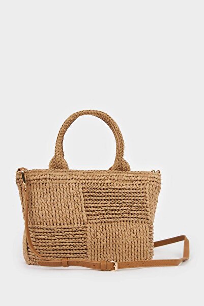DeFacto Women's Straw Shoulder Bag G4566Axns
