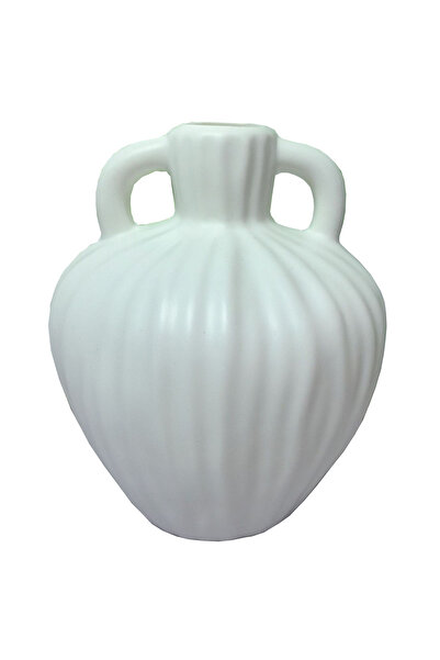 MirageBotanics Ceramic Vase for Flowers, Pampas Grass and Plants, for Home, O...