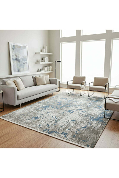 OEM Modern Begonvil Rug, Turquoise - 80 x 150 cm