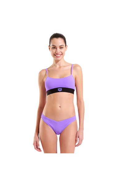 ARENA Elastic Band Kadın Mor Yüzücü Bikini 010830900