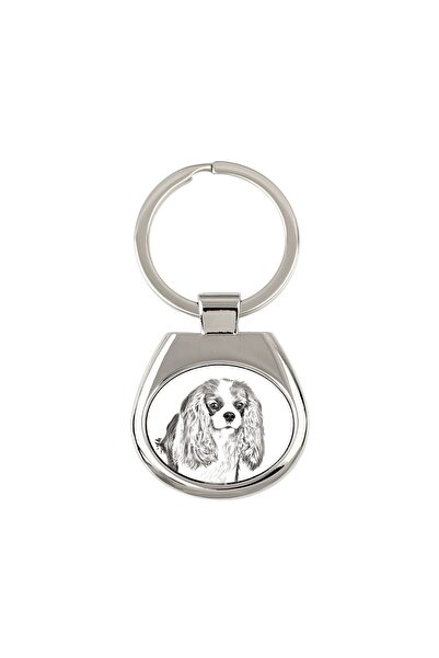 Art - Dog Cavalier King Charles Spaniel - breloc cu câine, breloc cu imprimeu...