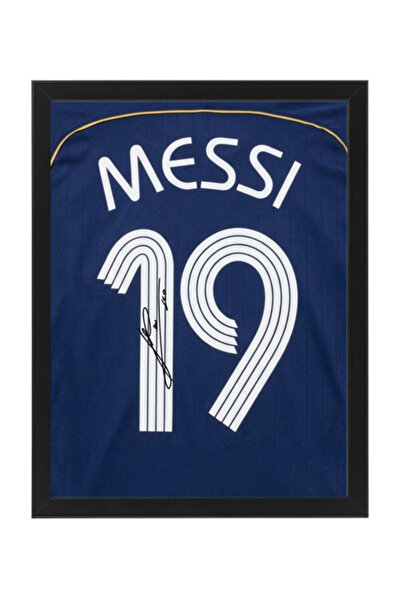 Boomah Accessories Lionel Messi Vintage Argentina Jersey with Printed Autogra...