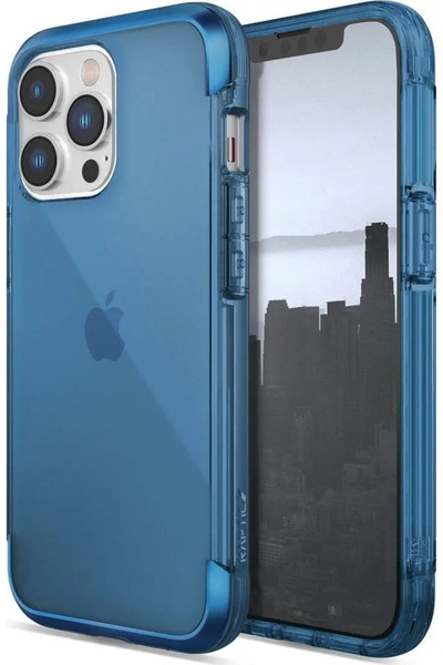 Raptic X-DORIA AIR CASE PENTRU IPHONE 14 PRO HUSĂ ARMORIZATĂ ALBASTRĂ