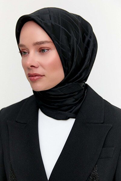 Setrms Dikdörtgen Desenli Modal Eşarp