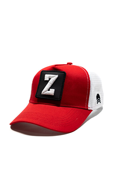 all hats Kapa sa detaljnim mrežastim dizajnom i crveno-belim slovima | Sports...