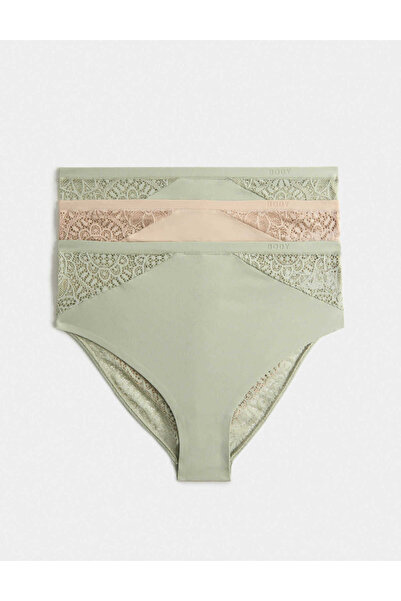 Marks & Spencer 3'lü Body Soft™ Brazilian Yüksek Bel Külot Seti
