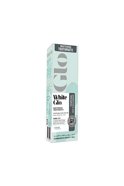 White Glo Whitening Toothpaste with Activated Charcoal Deep Stain Remover by ...