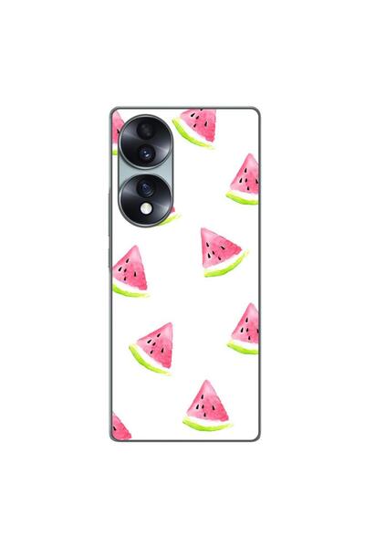 OEM Husa compatibila cu Honor 70 Silicon Gel Tpu Model Summer Slices