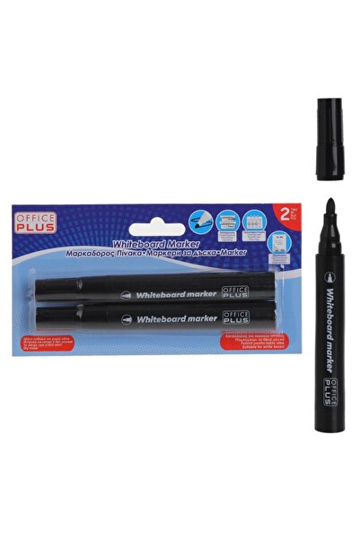 Zumzeria Black Markers for Whiteboard - 2 pieces
