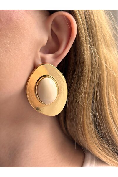 Charmist Steel Salen Coffee Earrings