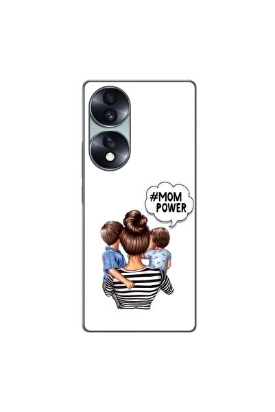OEM Husa compatibila cu Honor 70 Silicon Gel Tpu Model Mom of Boys