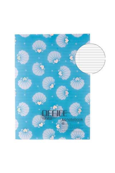 Zumzeria A4 Notebook Dictando Turquoise Shells - 50F