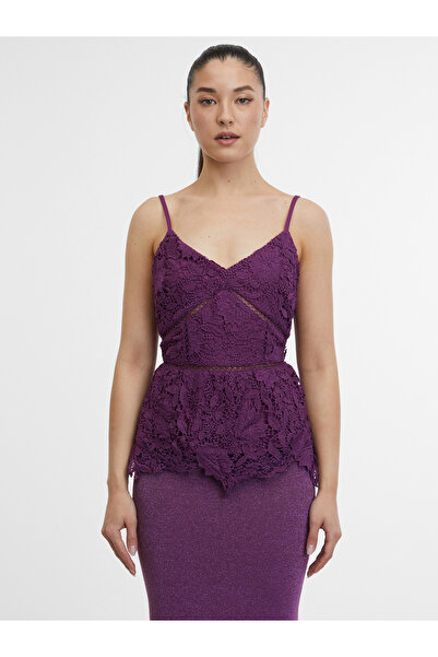 ORSAY Purple women's lace top
