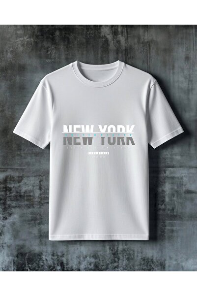 COMVİCHO United States Turkish Printed Oversize T-Shirt