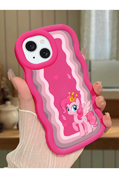 ucuc iPhone 13/14 Uyumlu fuşya Silikon Kılıf Kamera Korumalı Darbe Emici Tasarım