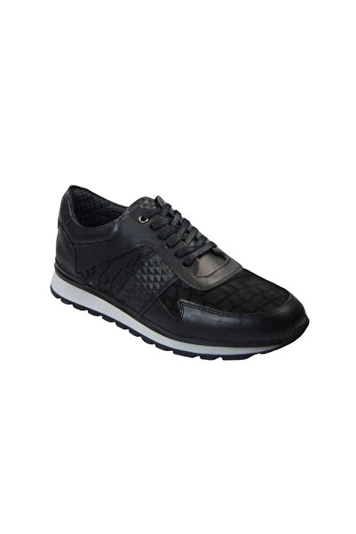 OEM Tsimpolis Shoes 303 Ανδρικό Casual Δερμάτινο Μαύρο