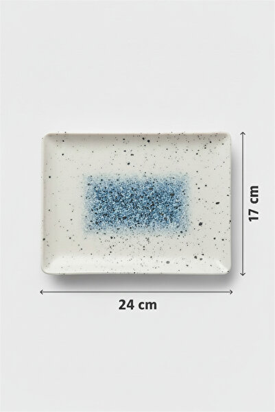 rinart 12-Pack Flora Rectangular Kayak Plate 24.17cm Digital Splash