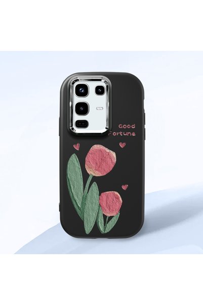 ucuc Infinix Note 50/Note 50 Pro Compatible Black Silicone Case with Shock-Ab...