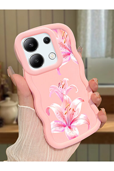 ucuc Redmi Note 13 4G Uyumlu Pembe Silikon Kılıf Kamera Korumalı Darbe Emici ...