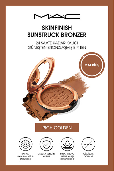 M.A.C Skinfinish Sunstruck Bronzer - Matte Rich Golden