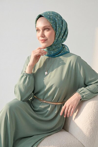 Silk Home Soft Scarf Garden Green 90X90