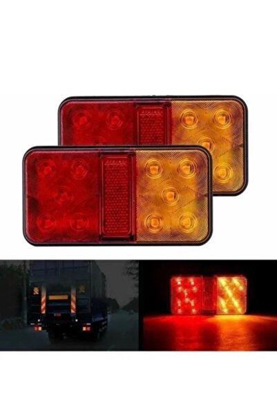 Led Light Alex Set lumini LED pentru camion/remorcă/vehicul utilitar, 2 stopu...