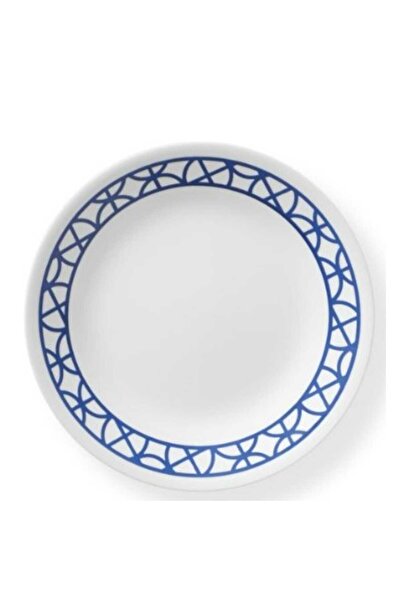 Corelle Cobalt Circle Vitrelle Glass Luncheon Plate, 21.6 cm