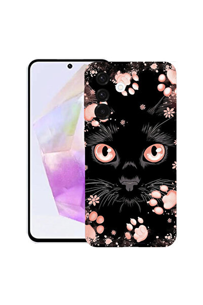 bestcase Husă TPU Ultra Subțire pentru Samsung Galaxy S26 Plus, Pisică Neagră...
