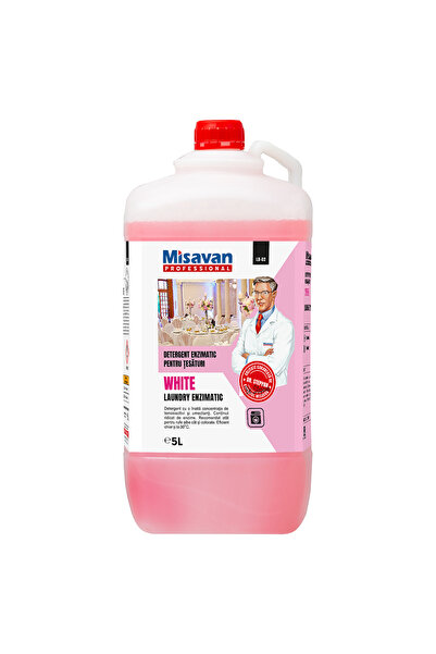 Misavan Detergent lichid Rufe Albe Dr. Stephan White Laundry Enzimatic, 5l
