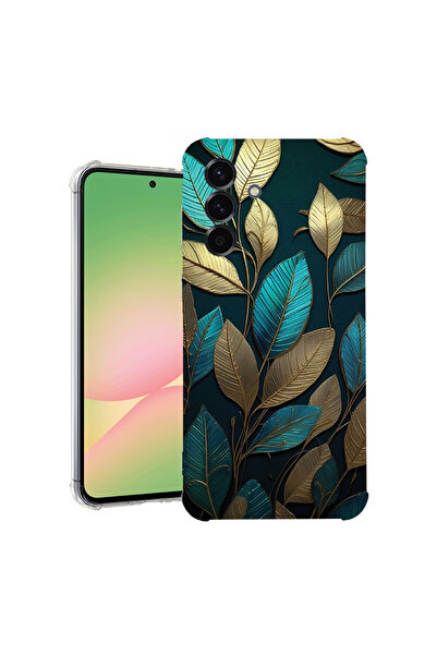 bestcase Husă Antișoc pentru Samsung Galaxy A37 5G, Pene Aurii, 3128361 AS 1164