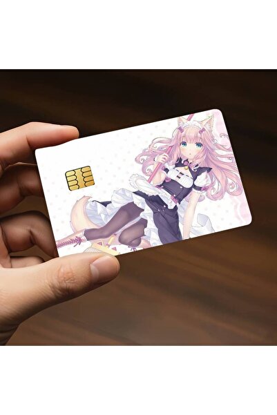 Choice z1 18.6x13.7CM Anime Game N-Nekopara Credit Decorative Card Stickers S...