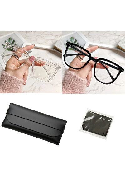 Choice4 black 2pcs Anti-blue Light Glasses for Women with Regular Eyeglass Fr...