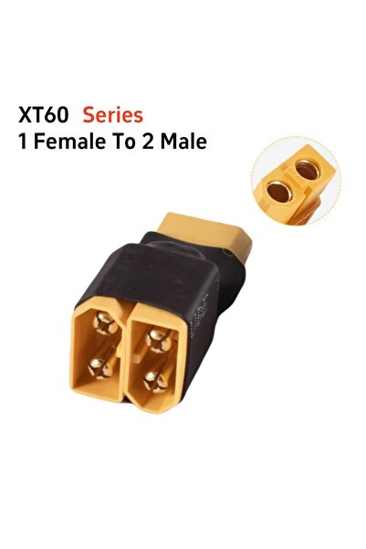 Choice1 XT60 Series 1F 2M XT60 T Plug Parallel/Series Adapter Connectors 2 Ma...