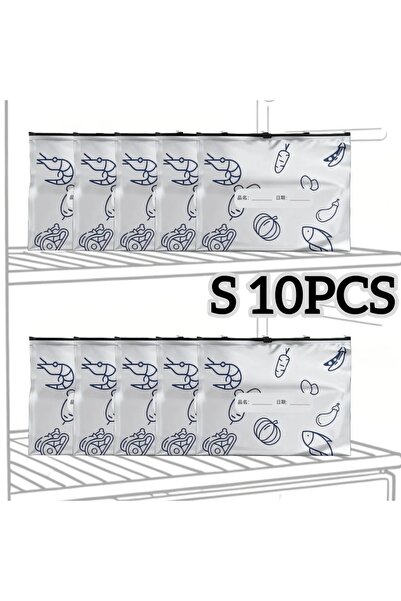 Choice S 10pcs 10/30/60pcs Aluminum Foil Storage Bags Freezer Sealed Organize...