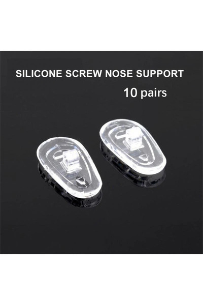 choice2 10pairs 10/20/50Pairs/set Silicone Nose Pads For Glasses Soft Nose Pa...