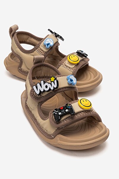 Marco Kids Marcokids Unisex Çocuk Bej Günlük Sandalet