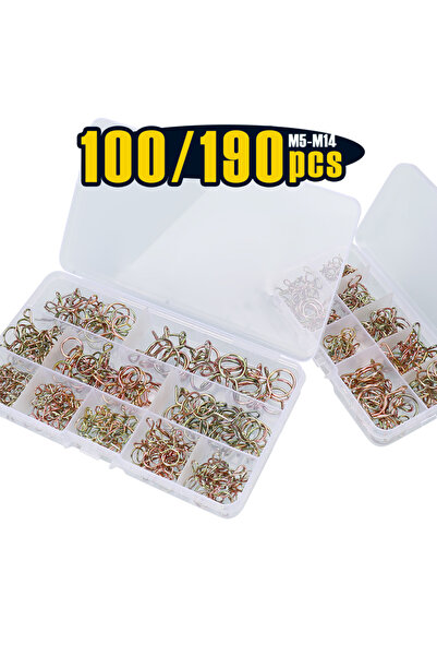 Choice1 Kit a 100 Pcs 50-190 Piece Fuel Line Hose Water Pipe Air Tubing Sprin...