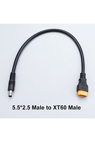 Choice 5525 M to XT60 M XT60 Plug Male Female Connector to DC 5525/DC5521 Bat...