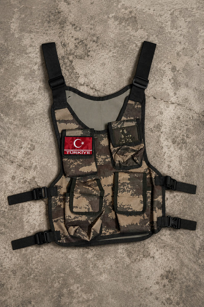 vyloo Soldier Camouflage Children's Vest with Pockets