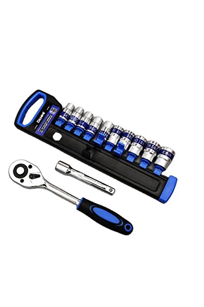 Hırdavat 12-Piece Socket Wrench Set + 1/2" Ratchet, Steel XL