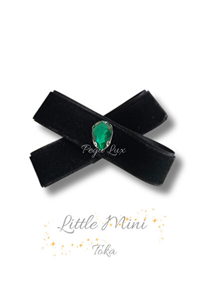 pegu baby collection Little Mini Lux Velvet Clip with Stone Closure 1 Piece, ...