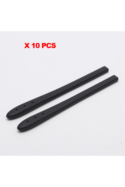 choice2 Black 10pcs Eyeglass Replacement Temples Silicone Glasses End Tips Ea...