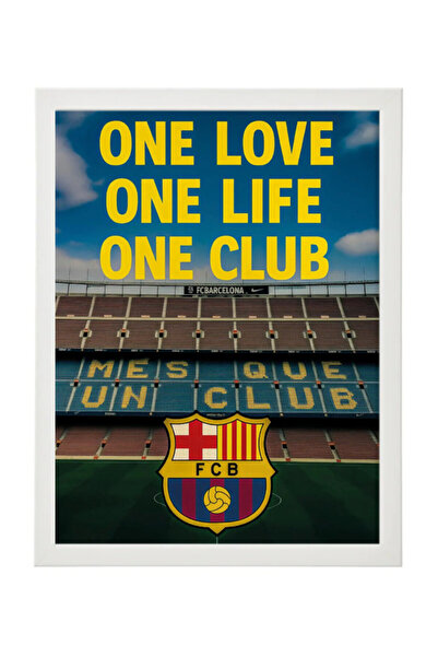 Boomah Accessories Barcelona Club Framed Poster 30x40cm - Football Memorabili...