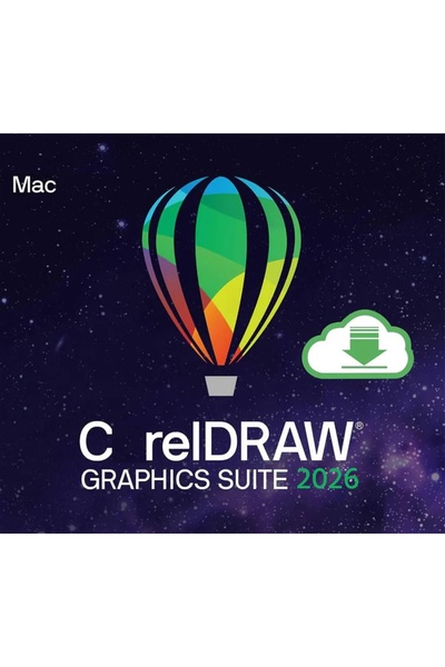 COREL CorelDRAW Graphics Suite 2026 (MAC) - 1 MAC Süresiz Dijital Kod
