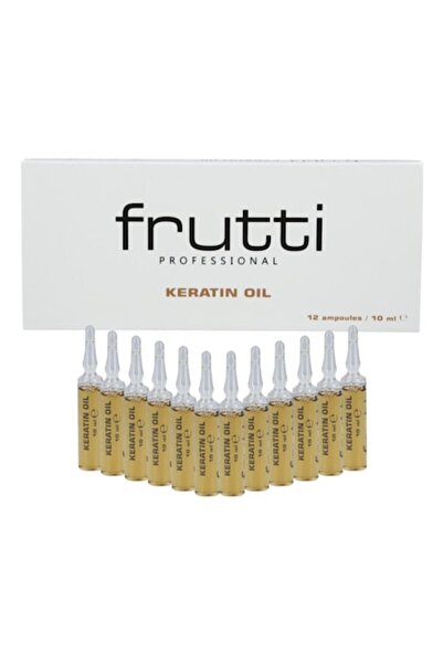 Frutti Ampule pentru păr cu ulei de cheratină, FRUTTI, set 12x10ml, reparatoa...