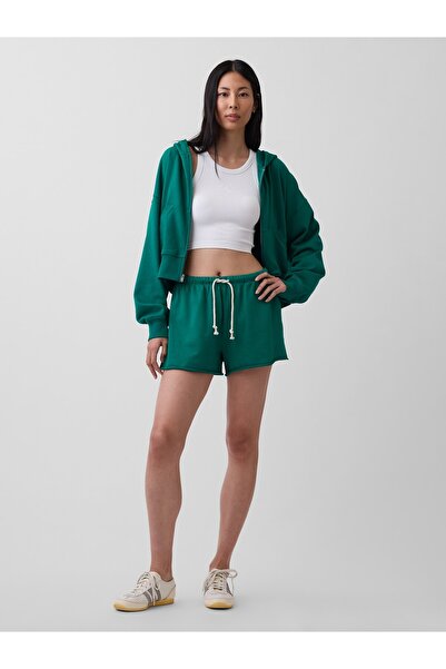 GAP Kadın Koyu Yeşil 3.5" VintageSoft Terry Sweat Şort